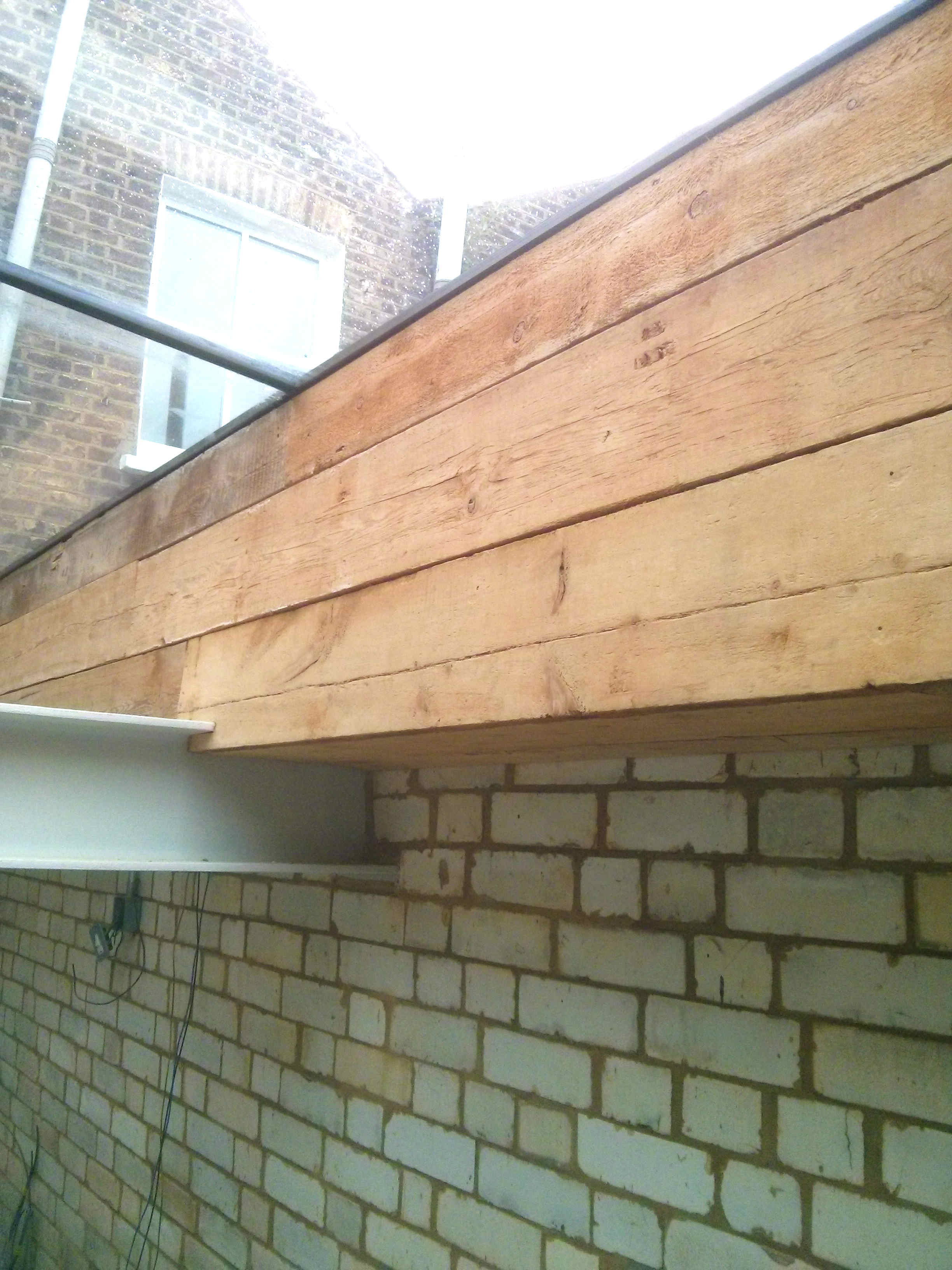 Reclaimed bricks and cladding looking great